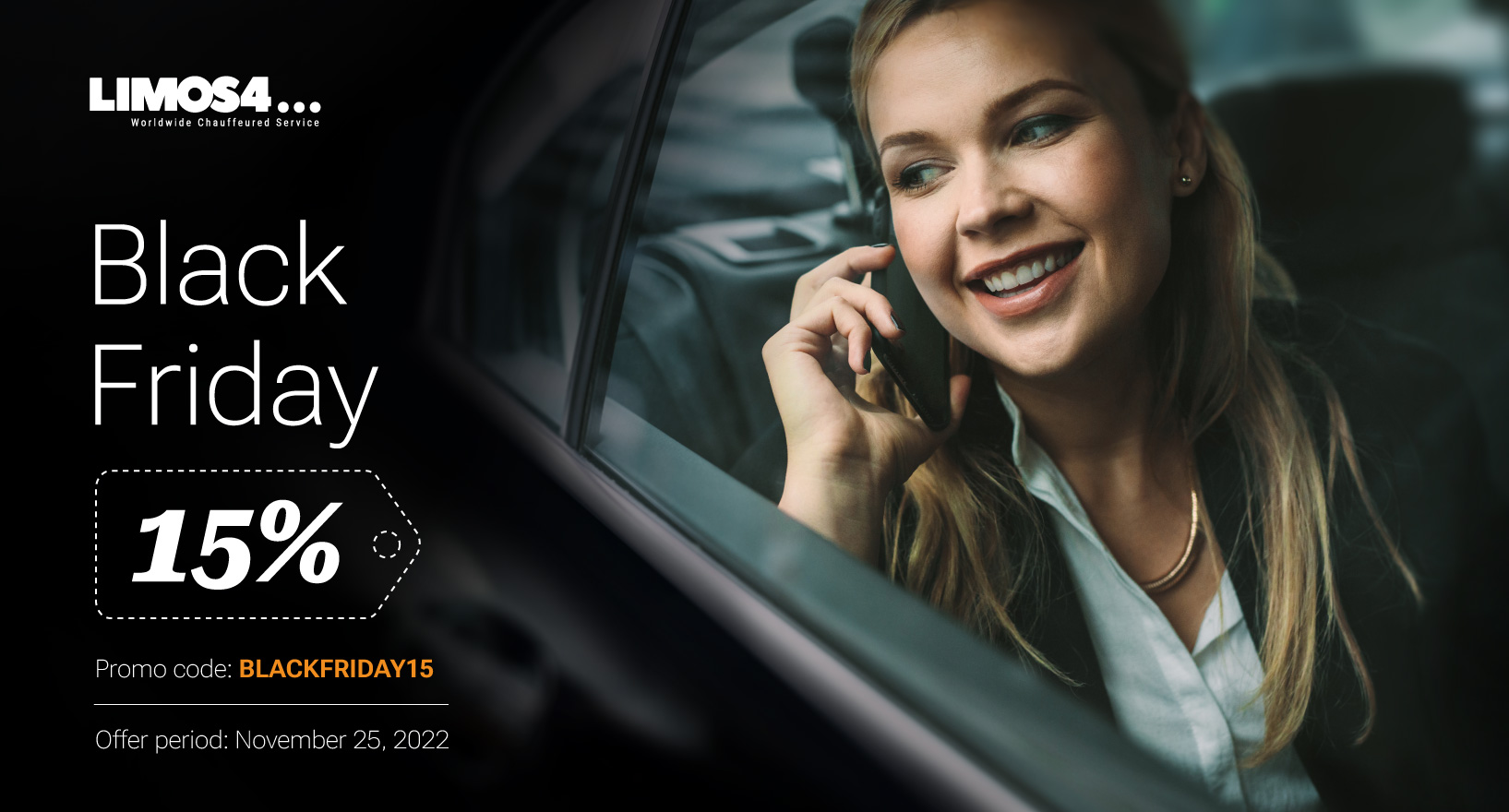 Get 15% off with a Limos4 Black Friday Code - Limos4